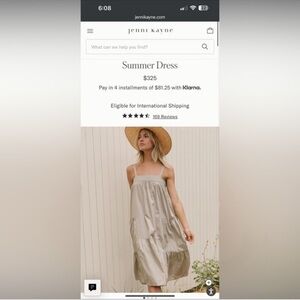 Jenni Kayne Summer Dress in Willow